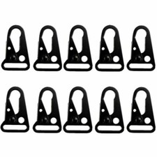 1" Enlarged Mouth Clips Spring Snap Hook & Loop Metal Buckle for Paracord Slings