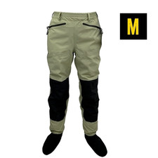 3 Layer Breathable Waterproof Fly Fishing Waist Waders Stockingfoot High Pant Wa