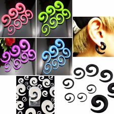 1.6MM-10MM Set Snail Spiral Acrylic Hook Taper Ear Plug Expander Stretching Kit