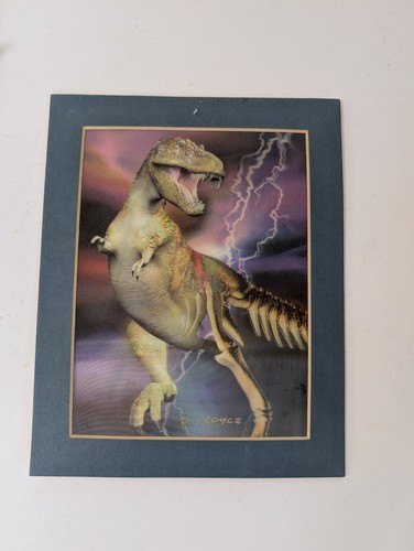 Rex dinosaur lenticular 3d - lenticular,