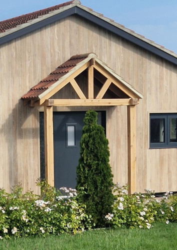 Traditional solid oak porch - solid,