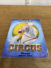 bertram mills circus 1947-48 programme 