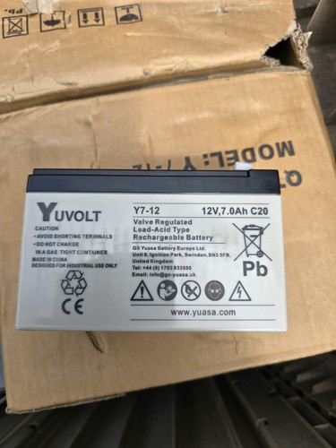 Yuvolt 12fr 12v 0ah - yuvolt, 7.0ah