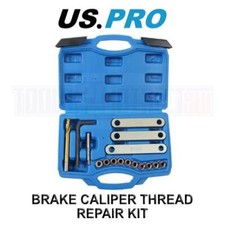 US PRO Brake Caliper Thread Repair Kit with Threaded Inserts & Alignment Plates