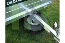 3.50 x 8 Spare Wheel +Tyre with Bracket, for Erde, Maypole, Daxara Trailers, 350