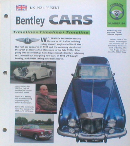 Bentley timeline history - timeline,