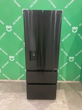 Hisense American Fridge Freezer Non Plumbed Black/St/Steel RF632N4WFE #LF114343