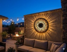 Large Solar Sun Garden