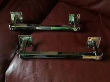 Pair of Antique Chrome Art