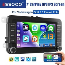 7" Apple Carplay For VW Volkswagen Jetta Passat Android 13 Car Stereo Radio GPS