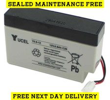 Alarm Panel Battery Yucel Y0.8-12 NP0.8-12 Lead Acid Rechargeable 12V 0.8Ah