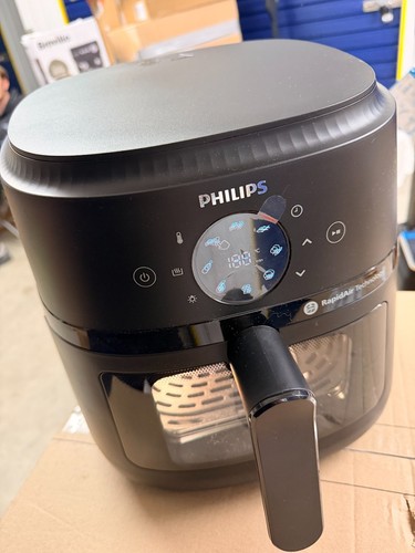 Air fryer used once philips - used,