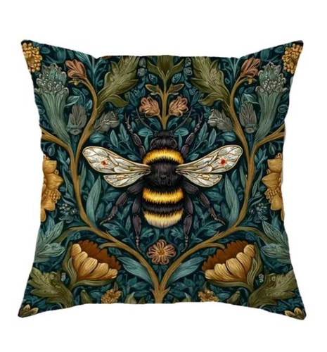 Beautiful printed bee cushion - beautiful,