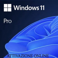 WINDOWS 11 PRO LICENZA ORIGINALE FATTURA ITALIANA ATTIVAZIONE ONLINE