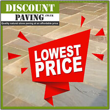 Raj Green Calibrated 20.70m2 Mix Patio Indian Sandstone Paving Slabs BEST PRICE!