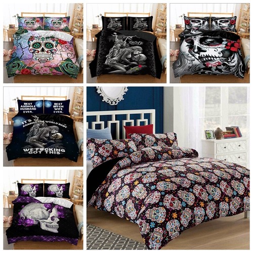 Gothic skull quilt - quilt, duvet