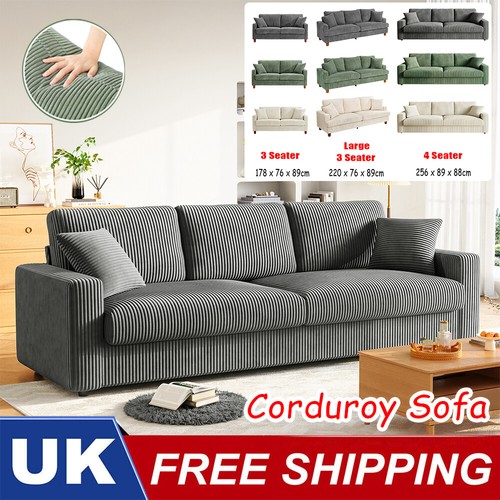 Jumbo cord sofa modern - sofa,