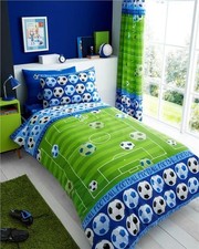 Blue football team duvet set