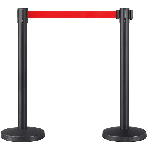 Queue barrier retractable - queue,