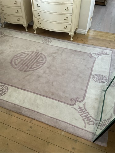 Handmade chinese wool rug - handmade,