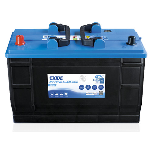 Exide er550 dual marine 115ah - exide,