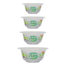 Plastic Mixing Bowl Set Clear