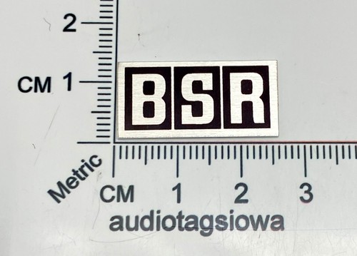 Bsr turntable logo badge for - bsr,