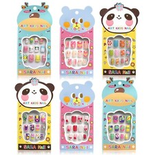 12 Sets x Kids False Nails