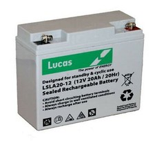 Lawn Mower Battery Lucas 12V