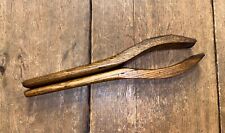VINTAGE COBBLER SADDLERS LEATHERWORKERS WOODEN STITCHING CLAMS CLAMPS OLD TOOLS