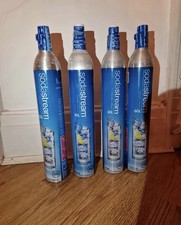 4 x BLUE TYPE SODA STREAM GAS