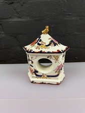 Masons Ironstone Blue Mandalay Clock 7.75" High ( No Clock Face )