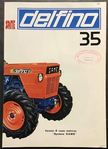 Same delfino tractor - same, 35