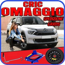Ruotino Di Scorta 4Fori Misura Ruota Da 17 Per Citroën C3 Aircross Con Kit Cric