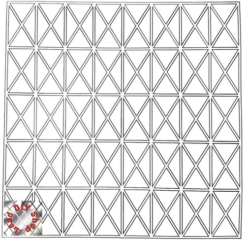 Templates for leaded windows - for,