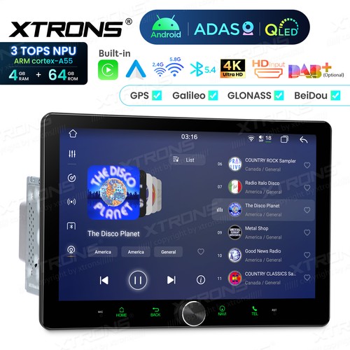 Xtrons double din - din, 10.1"