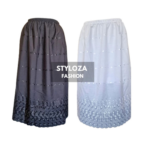 Ladies poly cotton waist half - ladies,