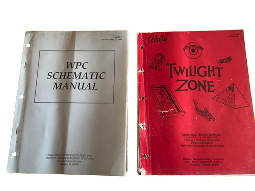 Twilight zone pinball manual - twilight,