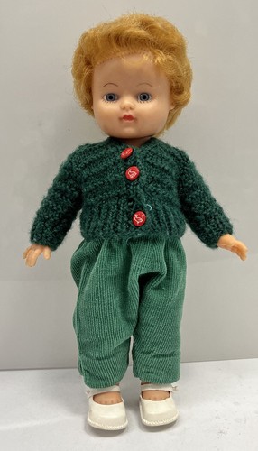 Vintage rosebud rubber doll - vintage, 12