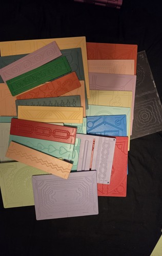 Glitter girls embossing - glitter, boards