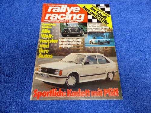 Rally racing motor - racing, magazine