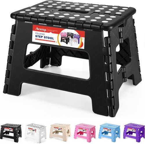 Folding step stool inch - 9,