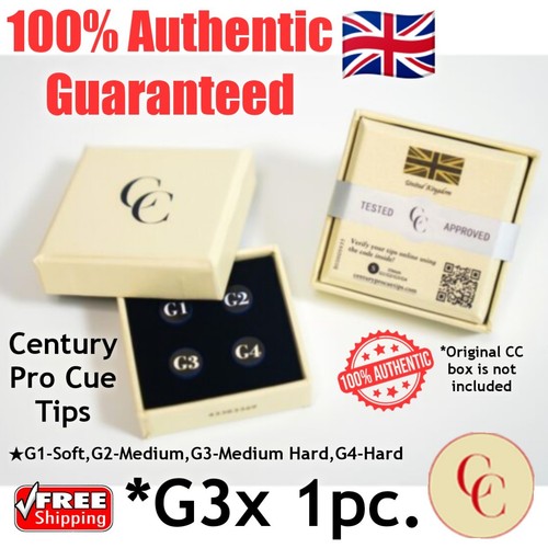 Century pro snooker cue tip - century, cc