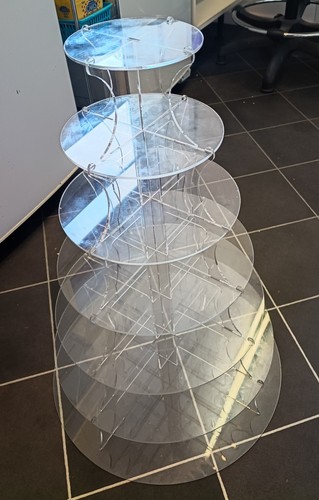 Tier acrylic cupcake - cupcake, stand
