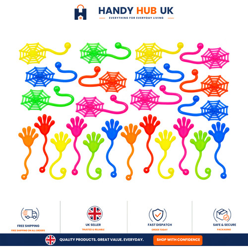 Sticky hands spider web - hands,