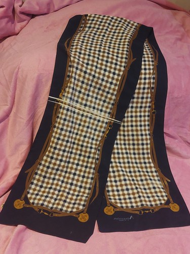 Aquascutum vintage silk scarf - vintage,