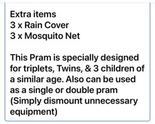 baby pushchair strollers used