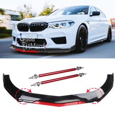 Gloss Black Red Car Front