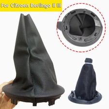 For Citroen Berlingo II III Gear Shifter Knob Black Boot Gaiter 5 Speed Manual