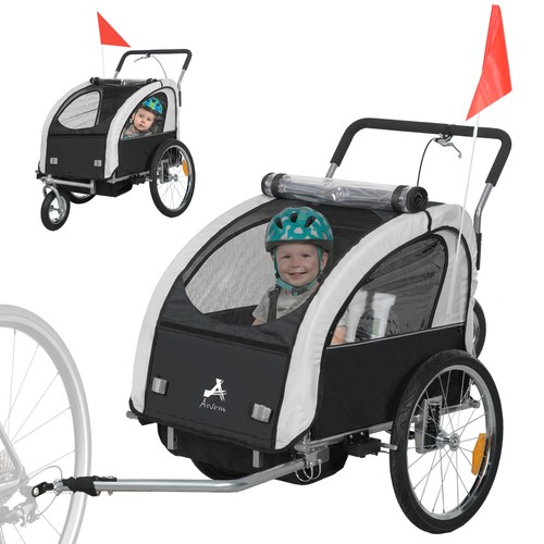 Homcom seat bike trailer - homcom,